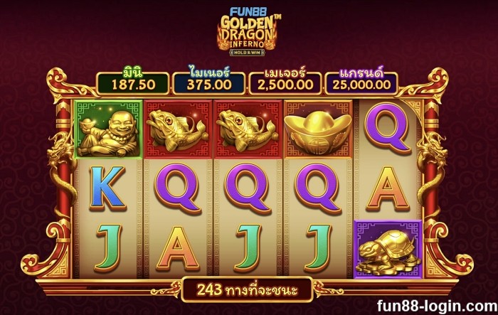สล็อต fun88 เดิมพันเกมสล็อต Fun88 ด้วยอัตรา RTP สูง